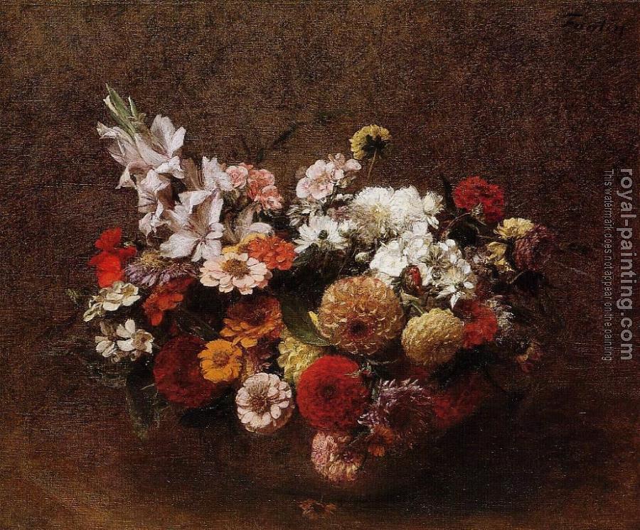 Henri Fantin-Latour : Bouquet of Flowers IV